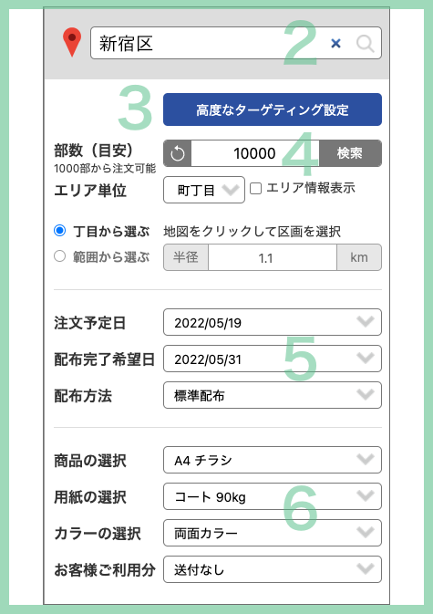 東京のポスティング料金をシミュレーションしてみましょう