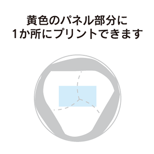 MIKASA製-青×黃5号(MIKASA V340W)印字範囲