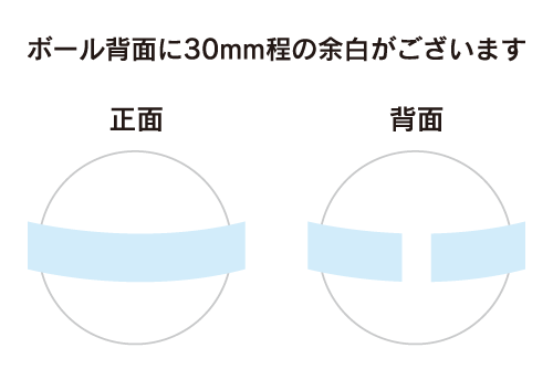 MIKASA製-金5号(MIKASA VG018W)印字範囲