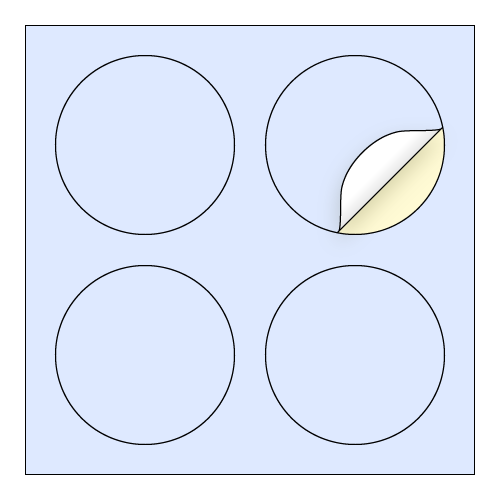 シートシール（ハーフカット）