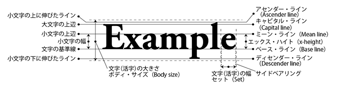 欧文書体 印刷用語集 ネット印刷通販 バンフーオンラインショップ