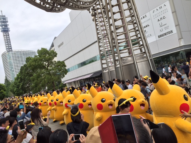 横浜にピカチュウが大量発生 スタッフブログ