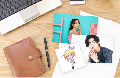 1.写真やテキストの準備
