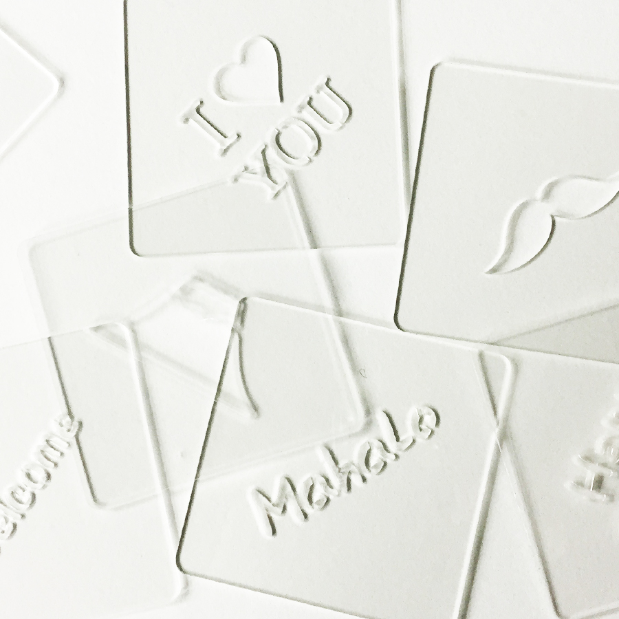 アクリルステンシル