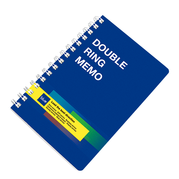 オリジナルメモパッド ②ダブルリングメモ