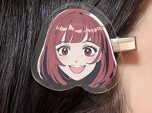 生首ヘアクリップ