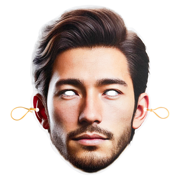 オリジナルお面（ゴム紐型）